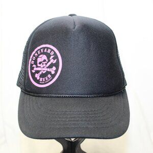 Boneyard Beer Bend Oregon Black Foam Front Mesh Snapback Trucker Cobra Hat